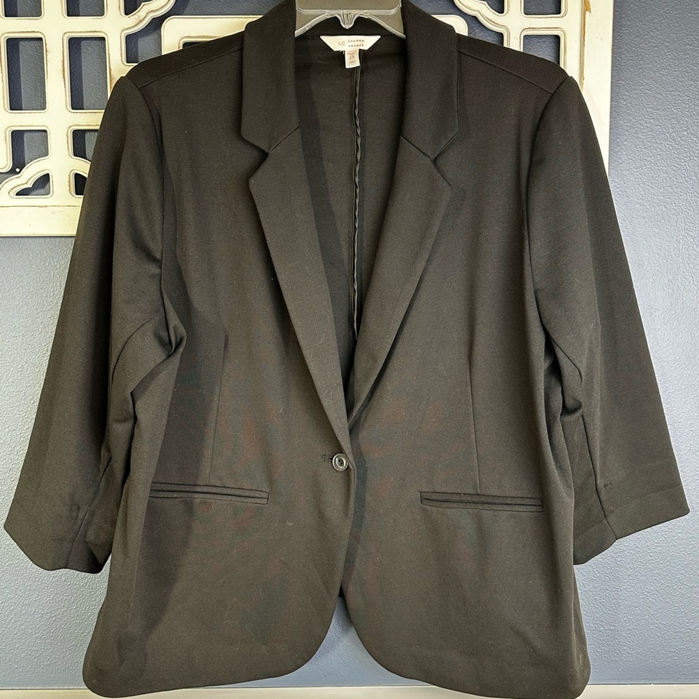 Lauren Conrad Women's Black Blazer 2X